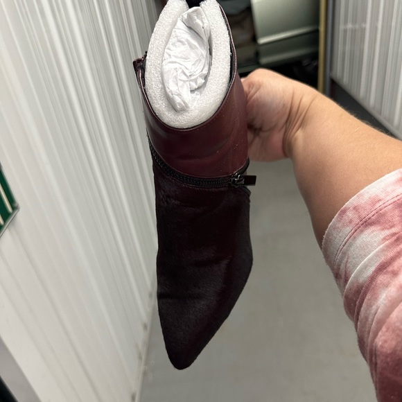 Bar III burgundy leather bootie - Picture 1 of 2